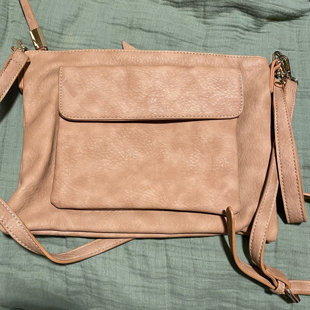 Shiraleah cross body suede purse